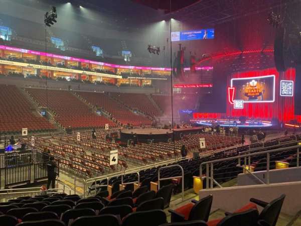 KFC Yum! Center, section: 108, row: p, seat: 9