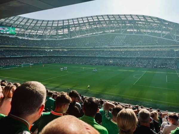 Aviva Stadium, section: 302, row: P, seat: 28