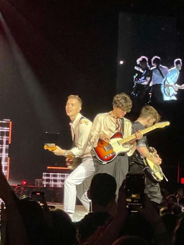 The O2, London, section: Floor B1, row: B, seat: 18