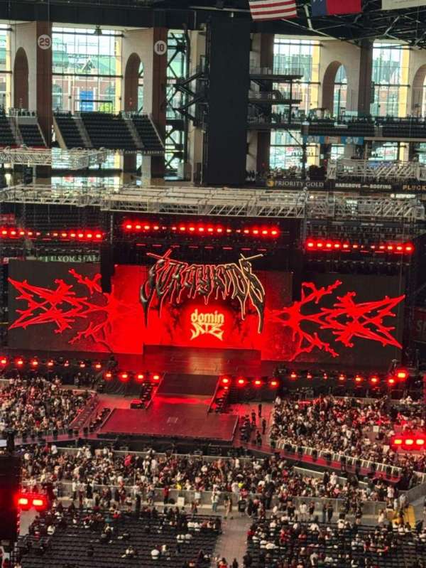 Globe Life Field, section: 315, row: 2, seat: 10