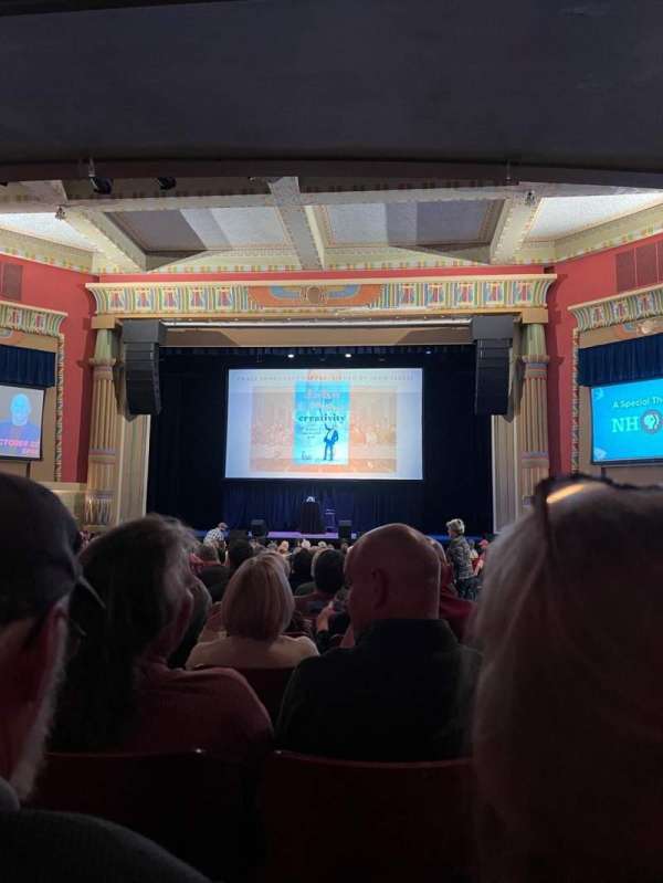Capitol Center for the Arts, section: Orchestra center, row: Y, seat: 101