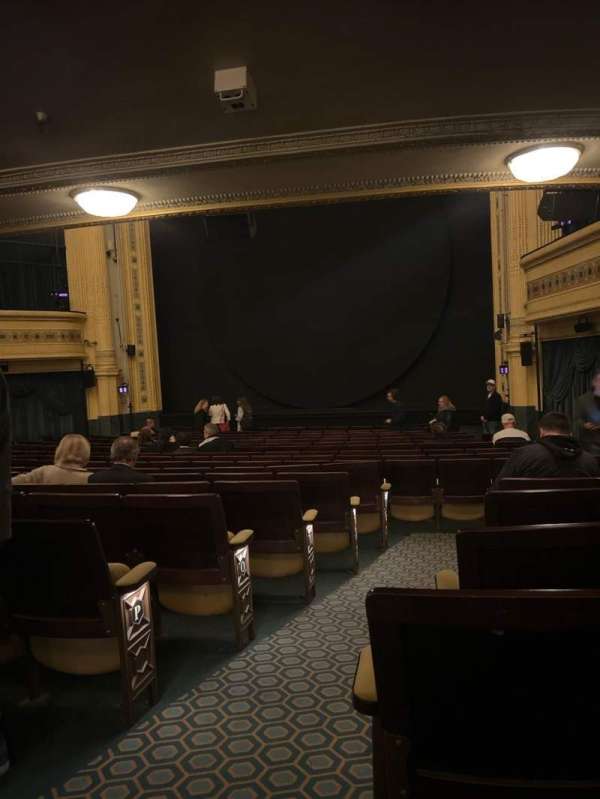 Hudson Theatre, section: Orchestra R, row: S, seat: 2