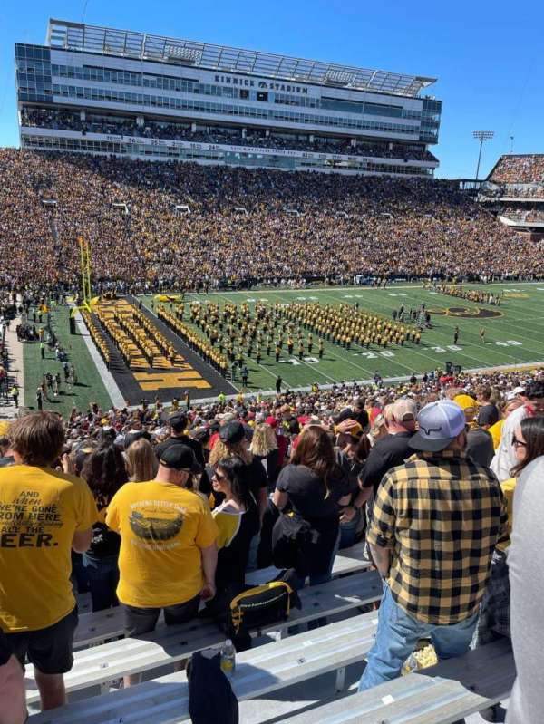 Kinnick Stadium, section: 110, row: 52, seat: 7