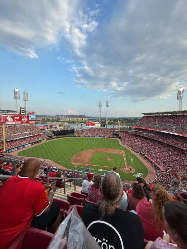Great American Ball Park, section: 519, row: K, seat: 9