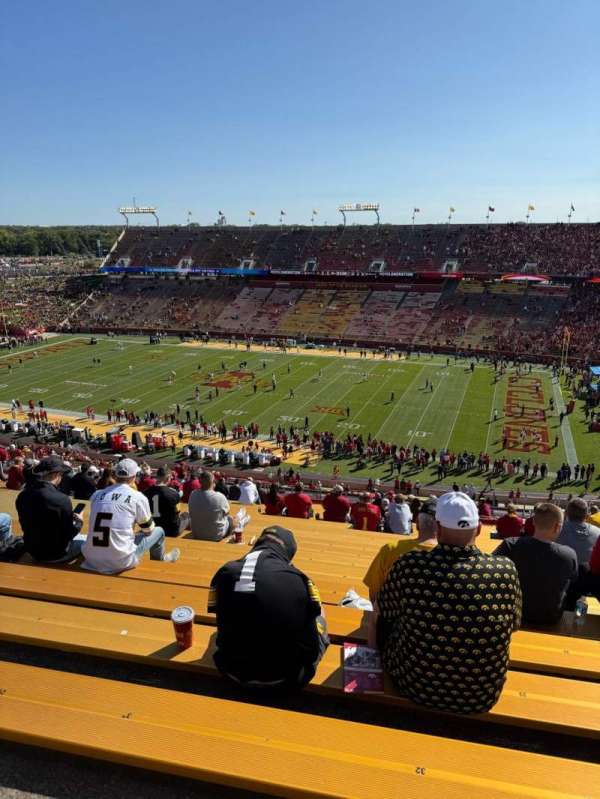 Jack Trice Stadium, section: G, row: 30, seat: 32