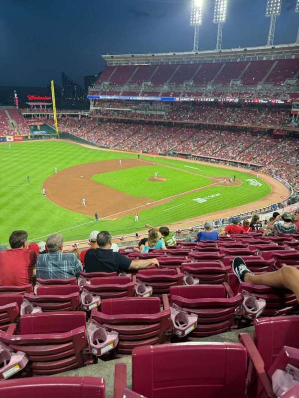 Great American Ball Park, section: 414, row: J, seat: 17
