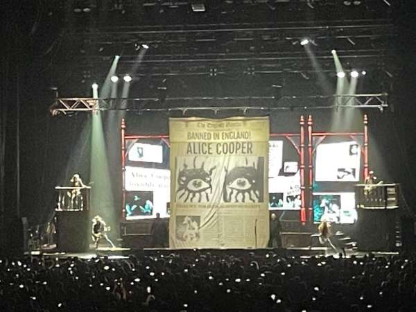 The O2, London, section: 108, row: P, seat: 226