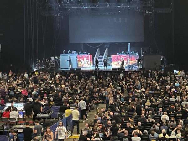 The O2, London, section: 108, row: P, seat: 226