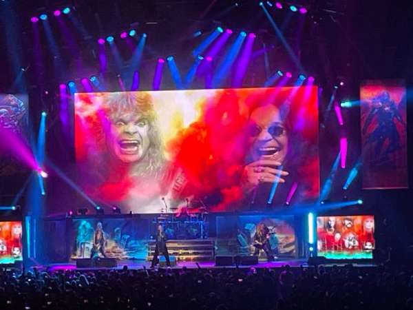 The O2, London, section: 108, row: P, seat: 226