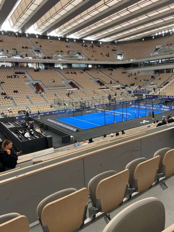 Court Philippe Chatrier, section: 10, row: 7, seat: 150