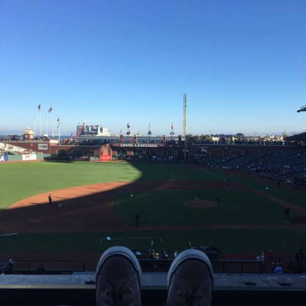 Oracle Park, section: 223, row: A, seat: 2