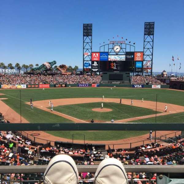 Oracle Park, section: 215, row: A, seat: 2