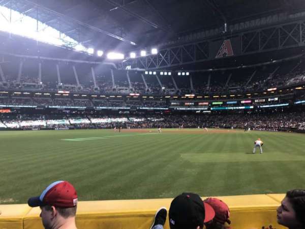 Chase Field, section: 142, row: 13, seat: 9