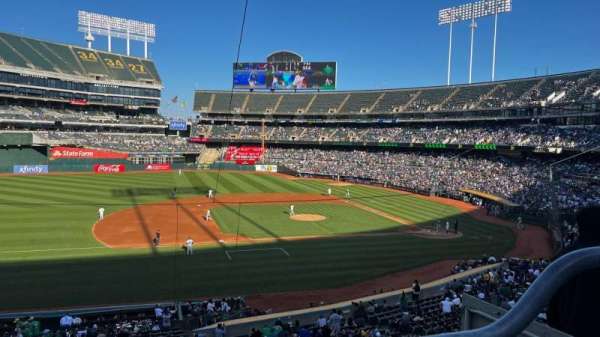 Oakland Coliseum, section: 223, row: 1, seat: 10