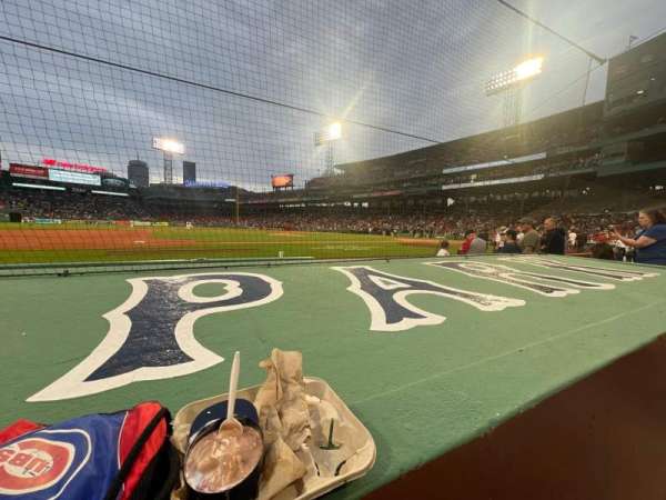 Fenway Park, section: Field Box 64, row: C, seat: 1