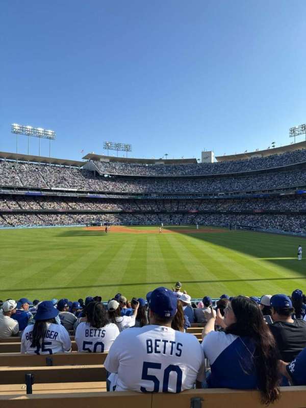 Dodger Stadium, section: 307PL, row: J, seat: 8