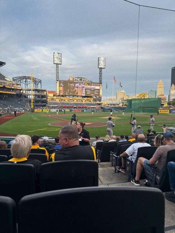 PNC Park, section: 15, row: K, seat: 1
