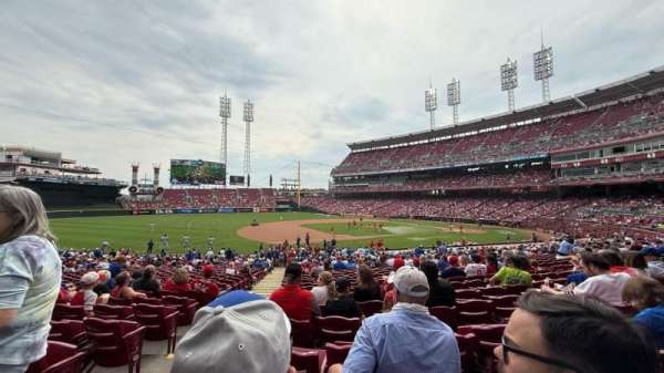 Great American Ball Park, section: 114, row: FF, seat: 15