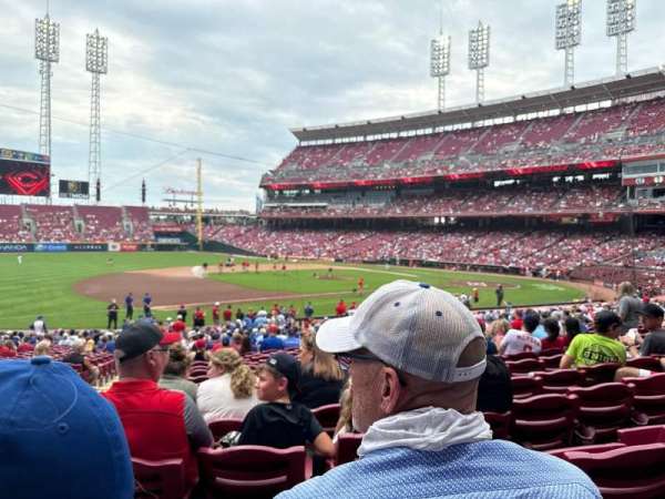 Great American Ball Park, section: 114, row: EE, seat: 15