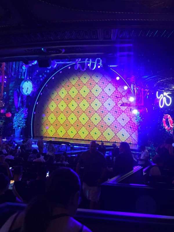 Palace Theatre, Broadway, section: Orchestra, row: O, seat: 6