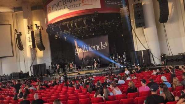PNC Bank Arts Center, section: 102, row: V, seat: 136