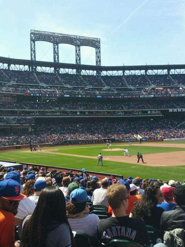 Citi Field, section: 110, row: 16, seat: 19