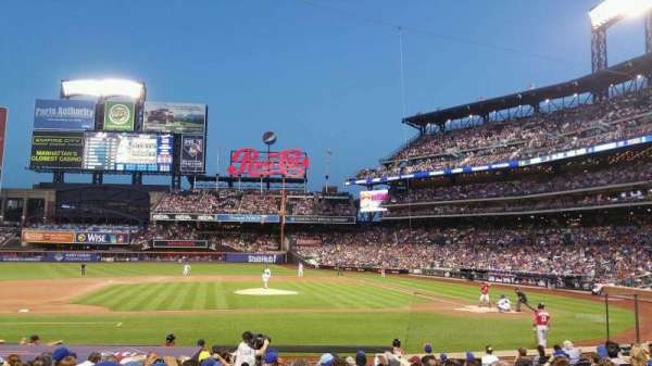 Citi Field, section: 121, row: 12, seat: 7