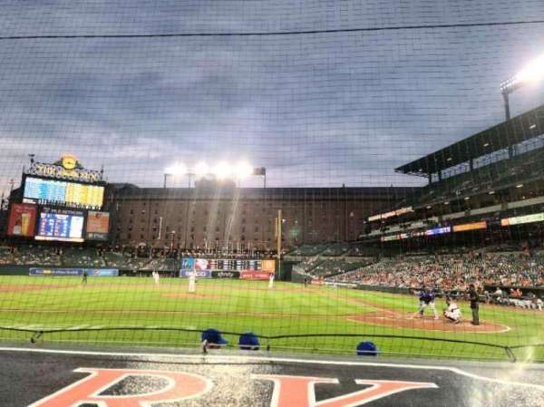 Oriole Park at Camden Yards, section: 48, row: 1, seat: 9