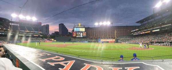 Oriole Park at Camden Yards, section: 48, row: 1, seat: 9
