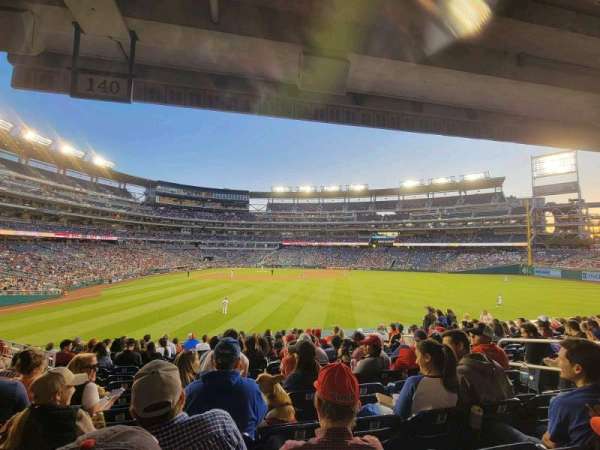 Nationals Park, section: 140, row: P, seat: 5