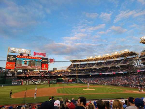 Nationals Park, section: 116, row: W, seat: 18
