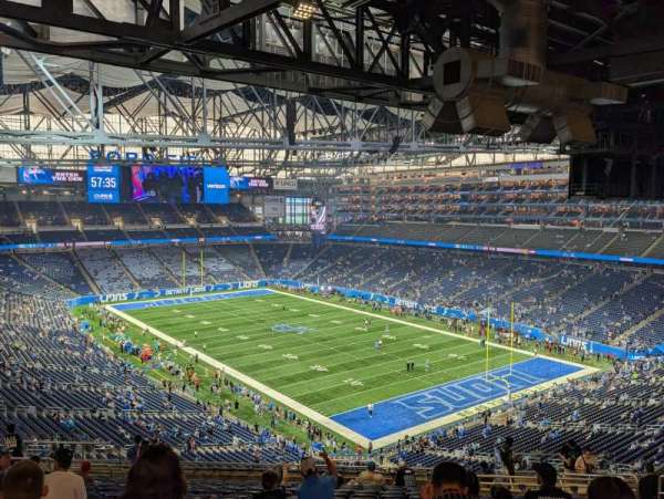 Ford Field, section: 339, row: 18, seat: 16