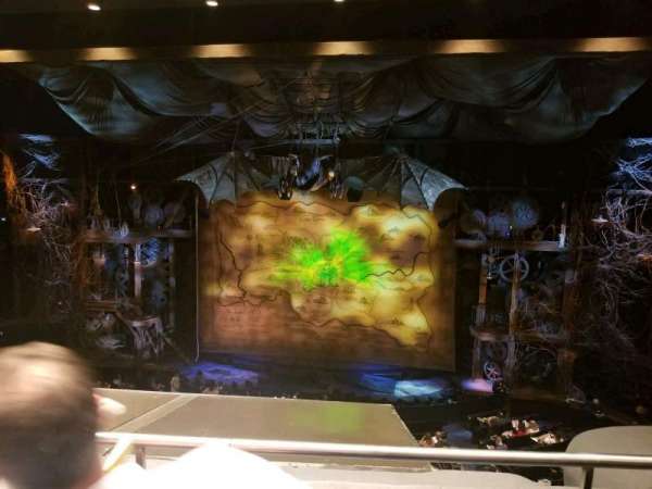 Gershwin Theatre, section: Front Mezzanine C, row: B, seat: 115