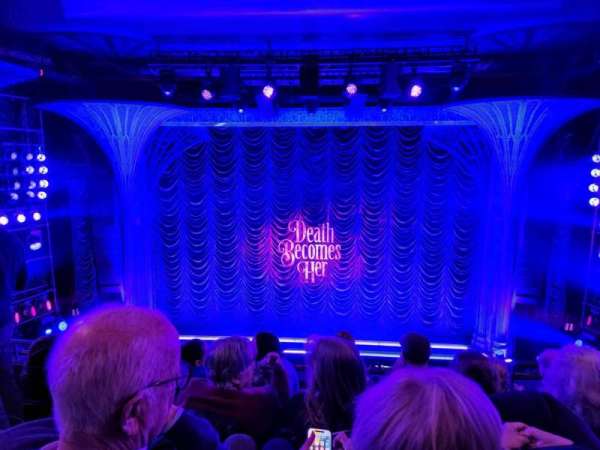 Lunt-Fontanne Theatre, section: Front Mezzanine C, row: D, seat: 109