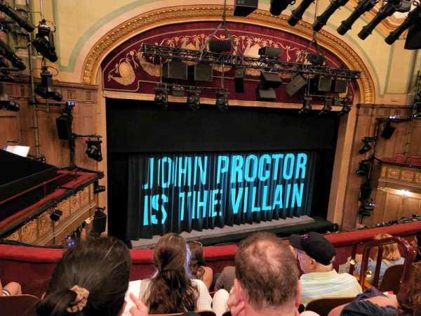 Booth Theatre, section: Mezzanine L, row: D, seat: 7