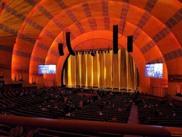 Radio City Music Hall, section: 1st Mezzanine 2, row: A, seat: 212
