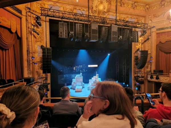 Longacre Theatre, section: Mezzanine L, row: D, seat: 8