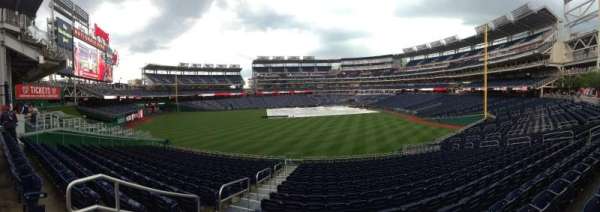 Nationals Park, section: 102, row: DD, seat: 19