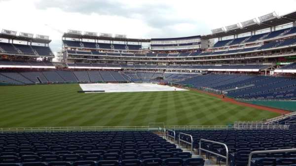 Nationals Park, section: 101, row: DD, seat: 4