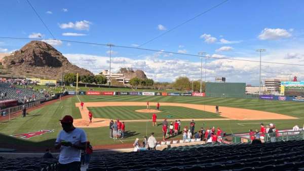 Tempe Diablo Stadium, section: 14, row: Y, seat: 1