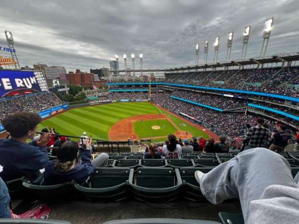 Progressive Field, section: 561, row: N, seat: 21