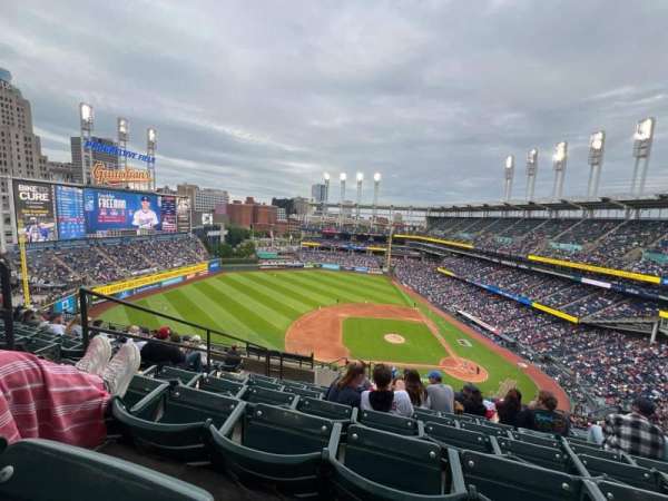 Progressive Field, section: 561, row: N, seat: 20