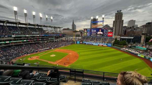Progressive Field, section: 432, row: E, seat: 8