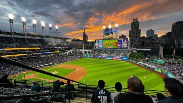 Progressive Field, section: 431, row: E, seat: 8