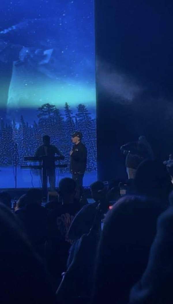 Rosemont Theatre, section: 108, row: L, seat: 1