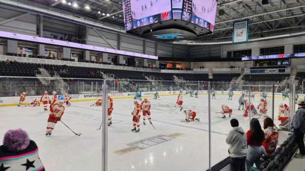 Tech CU Arena, section: 114, row: 3, seat: 1
