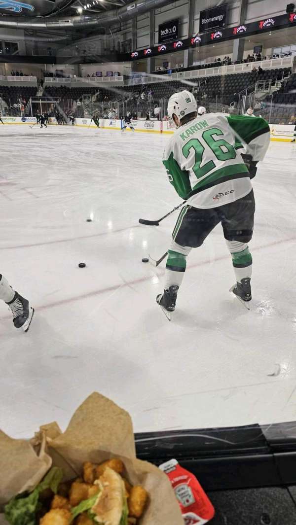 Tech CU Arena, section: 101, row: 1, seat: 1