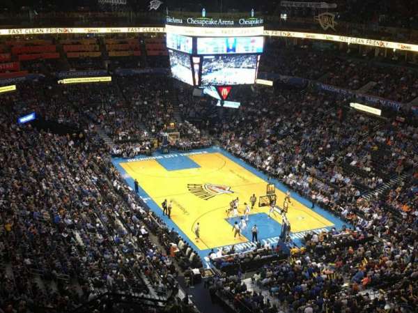 Paycom Center, section: 318, row: M, seat: 19