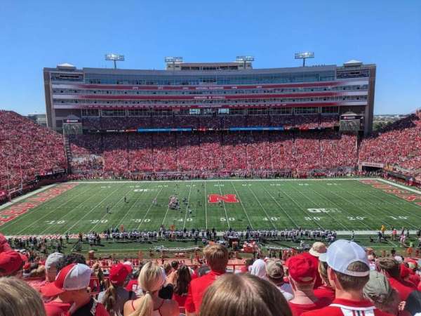 Memorial Stadium, Lincoln, section: 206, row: 13, seat: 17