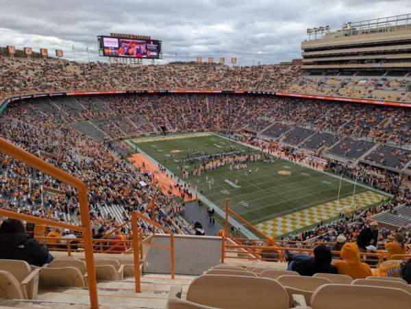 Neyland Stadium, section: ZZ12, row: 18, seat: 11